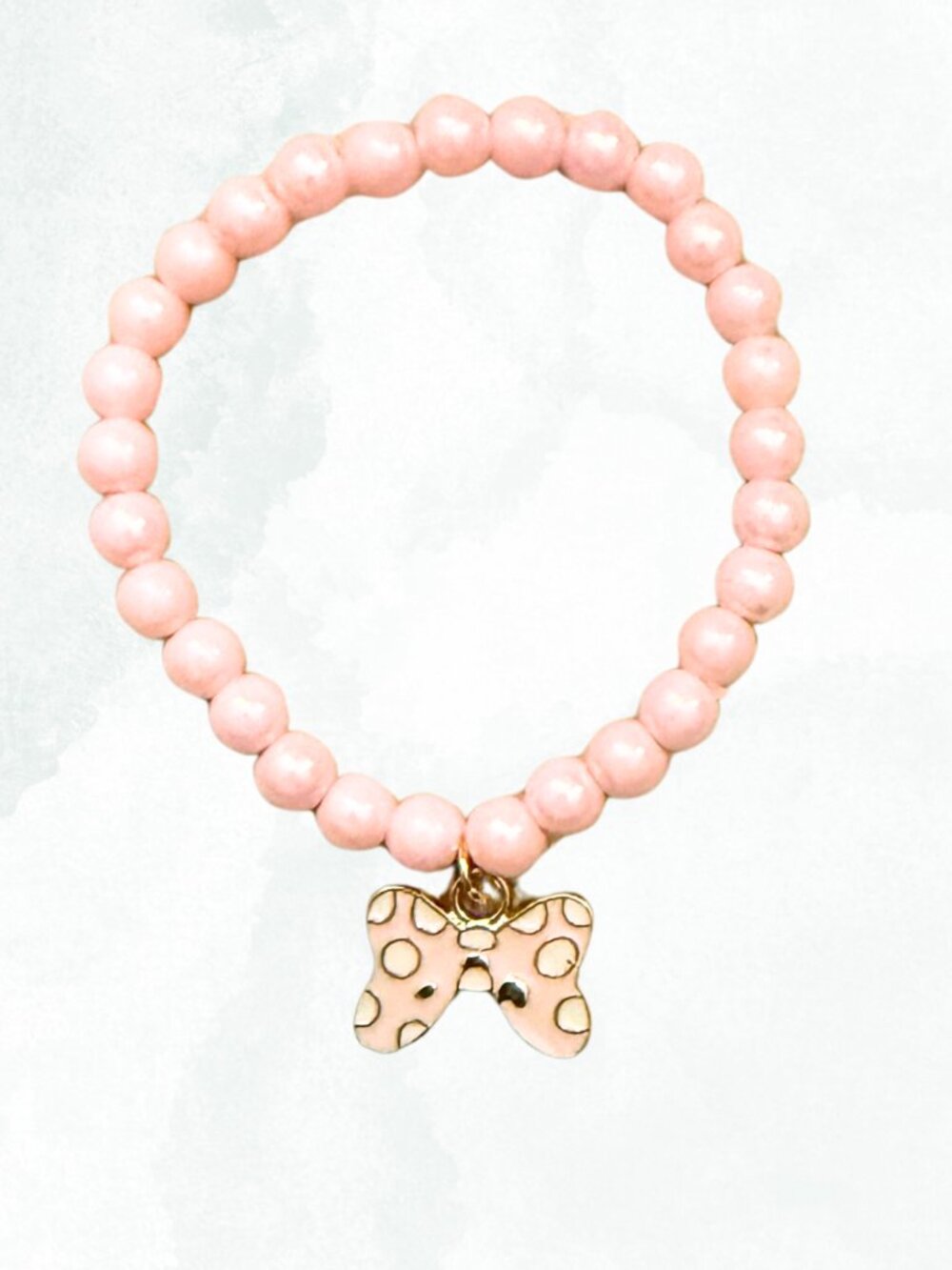 Pink Minnie Mouse Bow Bracelet